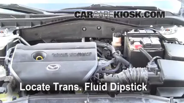 2006 Mazda 6 i 2.3L 4 Cyl. Sedan (4 Door) Líquido de transmisión Controlar nivel de líquido